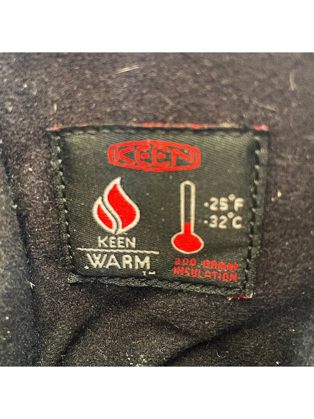 KEEN Hoodoo III 6 Black Leather Boots Waterproof Winter Snow Faux Fur Mid Calf - Picture 11 of 12